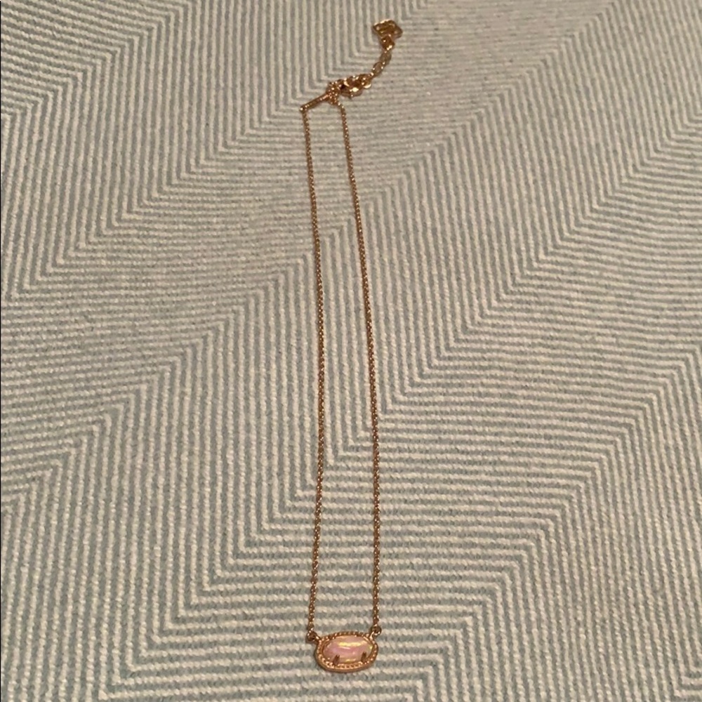 Kendra Scott Limited Édition Pink Stone Necklace